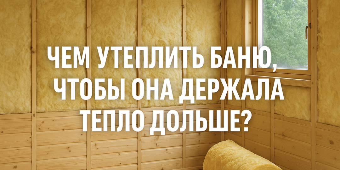 Чем утеплить баню, чтобы она держала тепло дольше?
