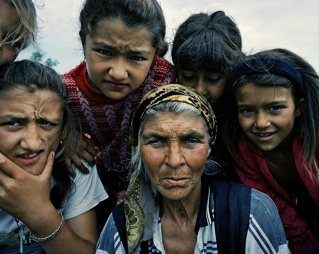 Цыганская семья.