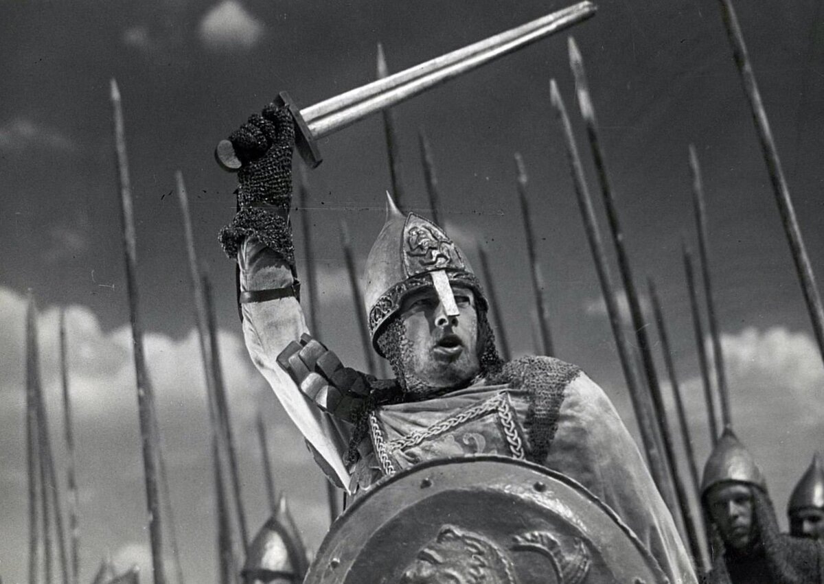 Кадр из к/ф "Александр Невский" реж. С. Эйзенштейн