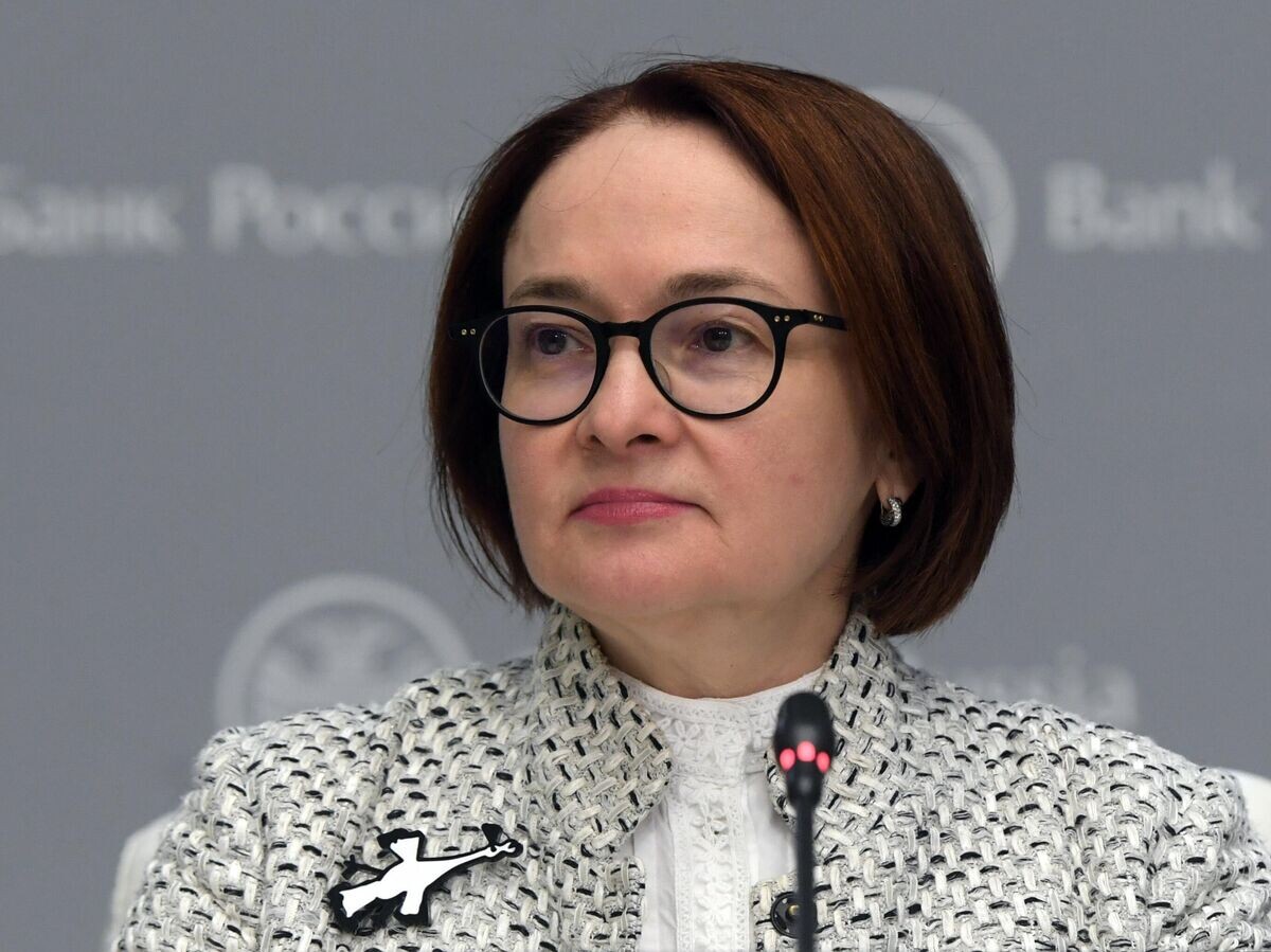    Председатель Центрального банка РФ Эльвира Набиуллина на пресс-конференции© РИА Новости / Кирилл Каллиников