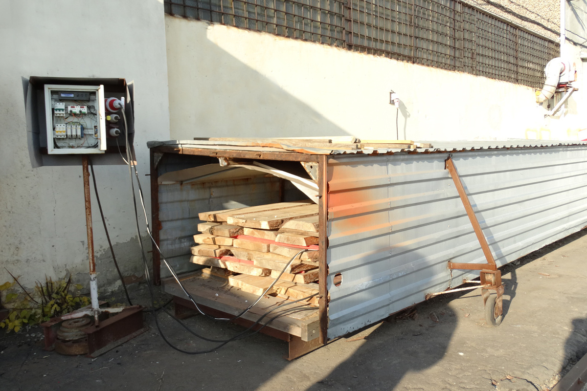 Подготовка штабеля к сушки