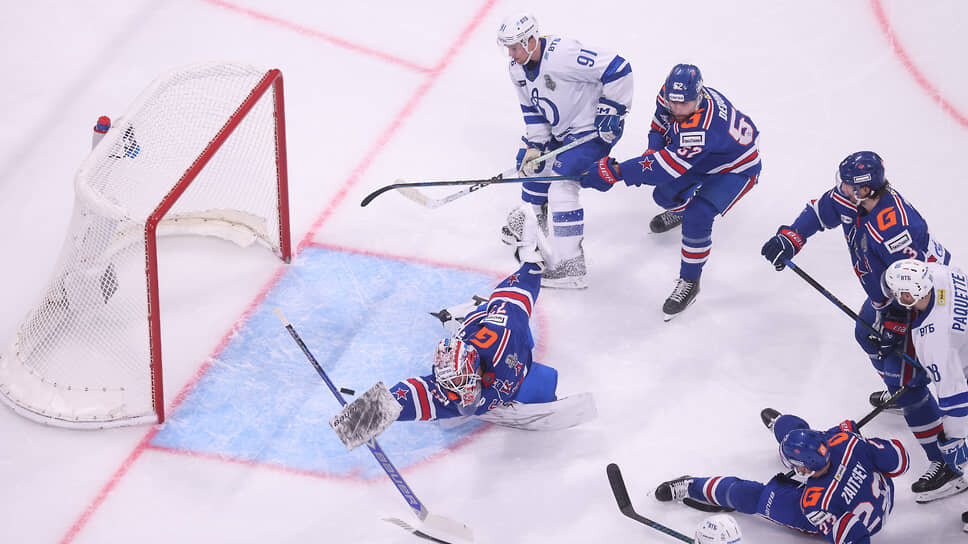 Матч между командами СКА (Санкт-Петербург) - «Динамо М» (Москва) .📷Фото: Валентина Певцова / Коммерсантъ