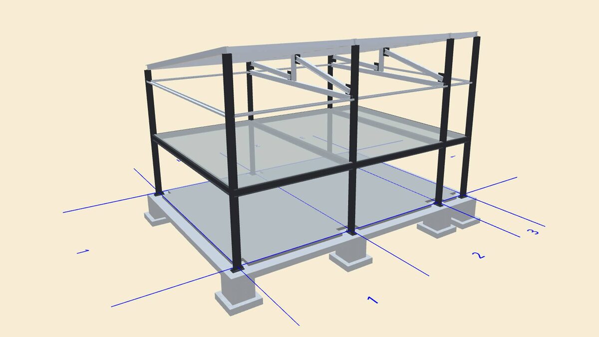 БЫСТРОВОЗВОДИМАЯ ДВУХЭТАЖНАЯ МАСТЕРСКАЯ / ОФИС 10Ш Х 14Д Х 6В В Г. КРАСНОГОРСК, РОССИЯ