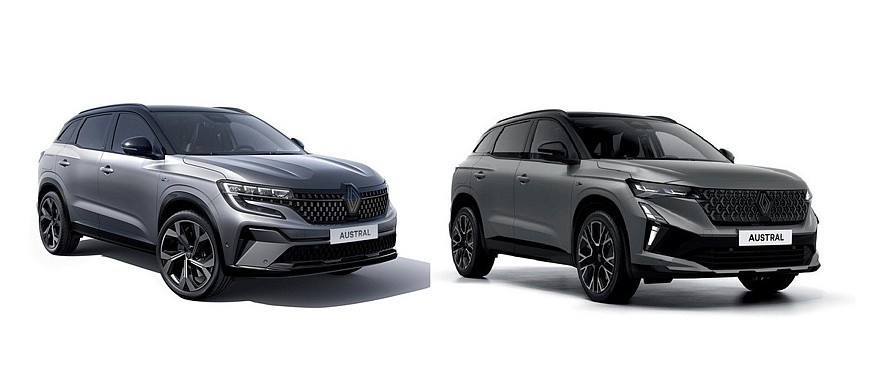    Дореформенный Renault Asutral и обновленный, топ-версия Esprit Alpine