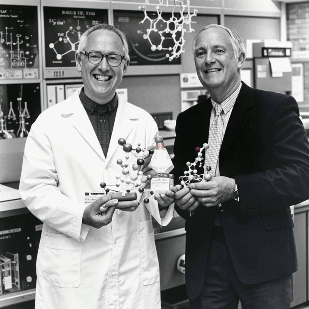 Джеймс Уотсон и Фрэнсис Крик