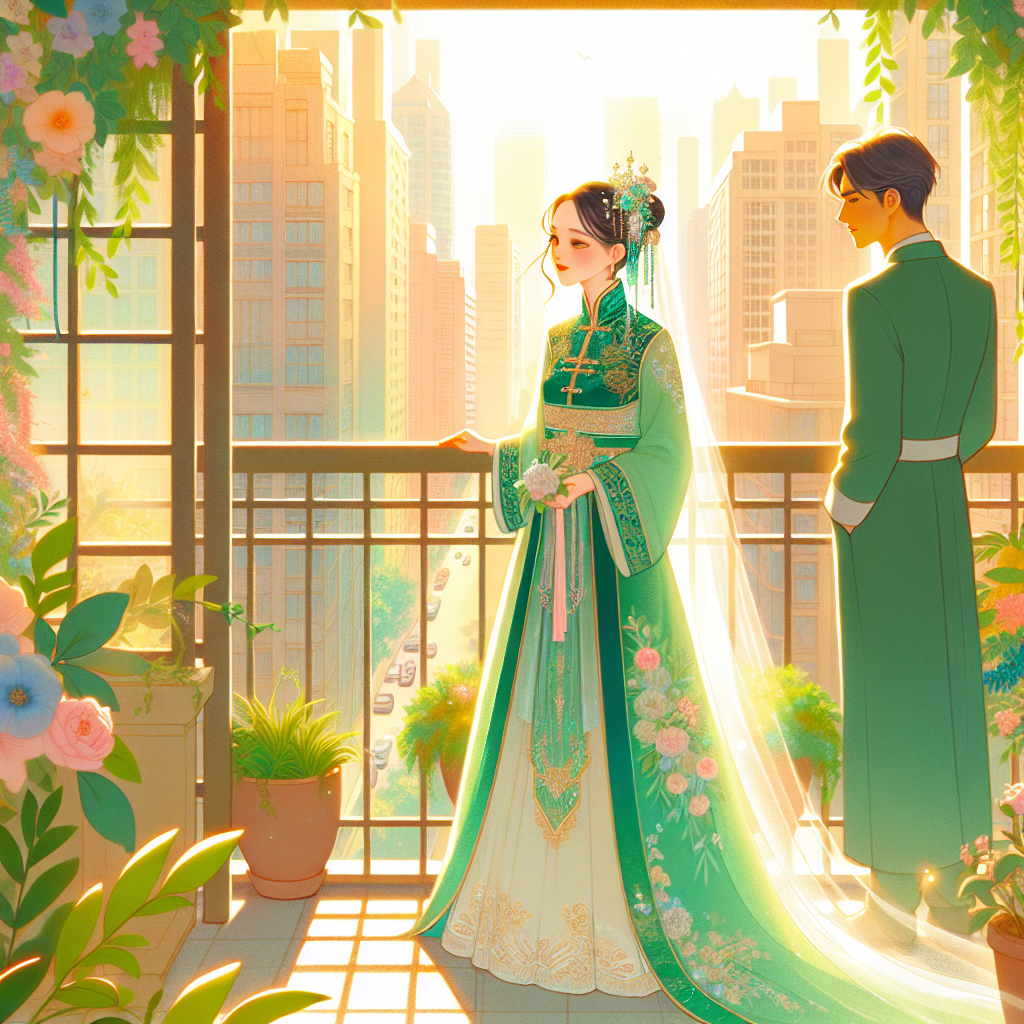 Иногда, даже из обмана, расцветает настоящая любовь. История Ли Цзина и Линь Мэй – доказательство тому. | Картинка - ИИ-арт © Надежда Иванова.