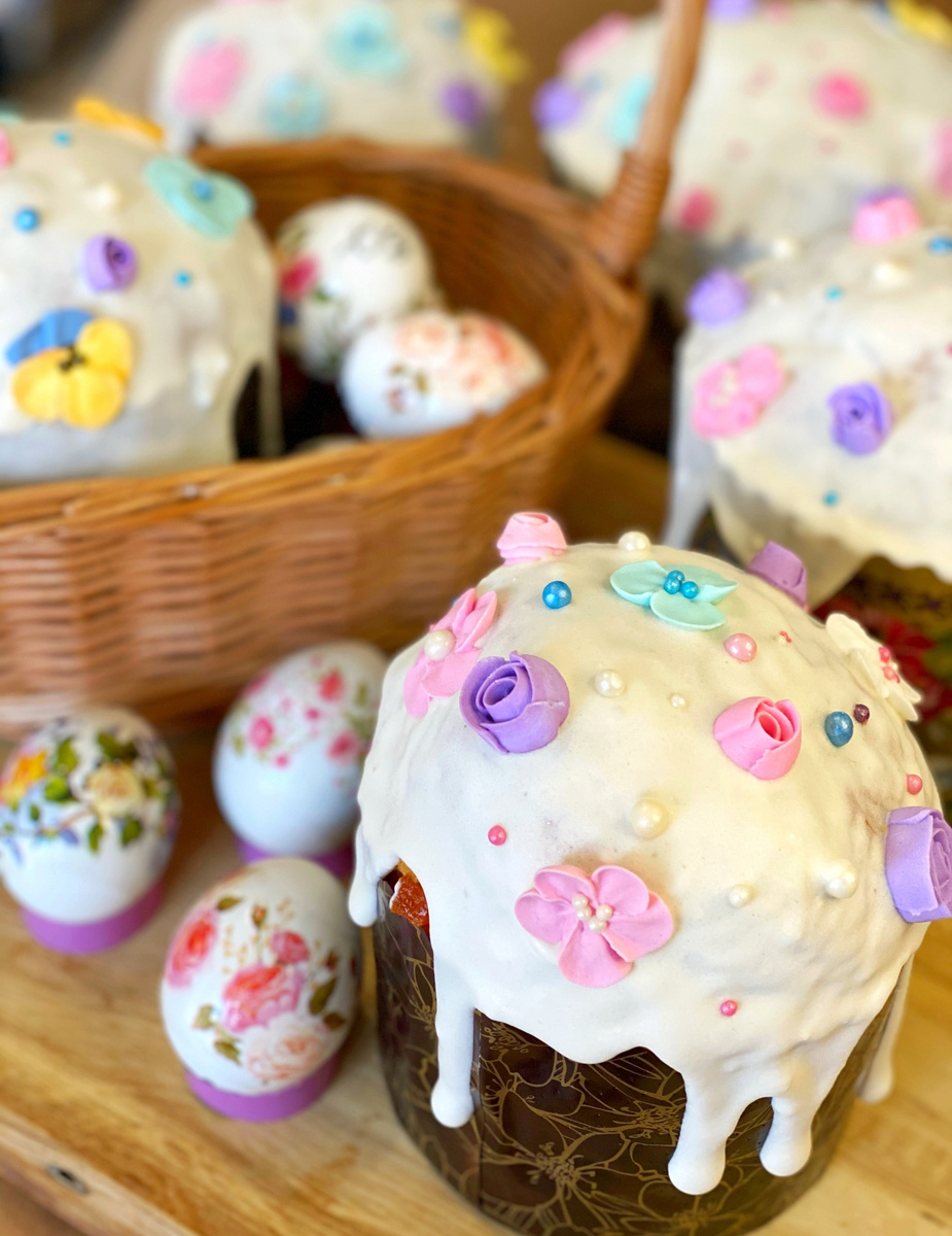 Куличи из дрожжевого теста 