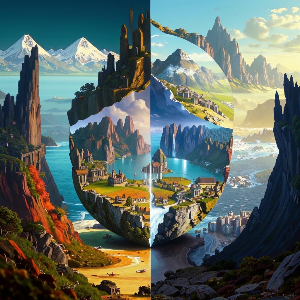 Распад мира Вертонии. Автор Екатерина Бобова