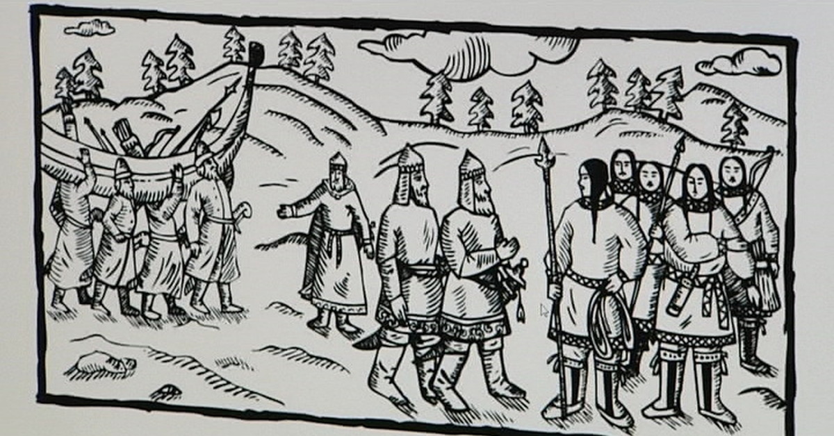 В древности Новгородцы ходили на Югру по Северным морям