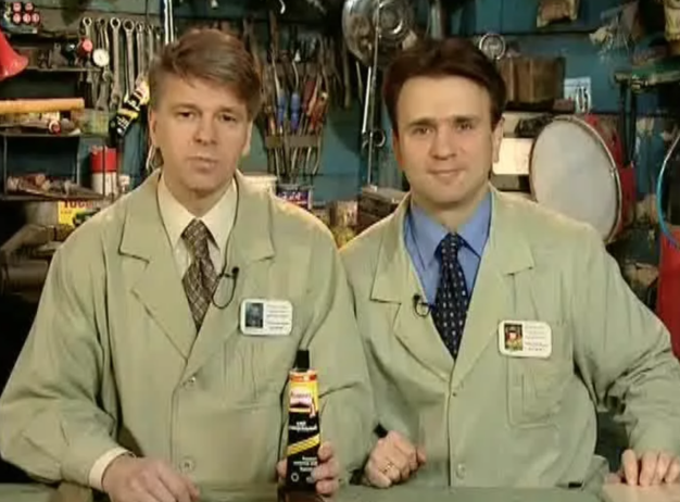 Андрей Бахметьев и Тимур Кизяков не общаются с 2010 года. Кадр из передачи «Очумелые ручки», 1992-2010, автор программы: Тимур Кизяков