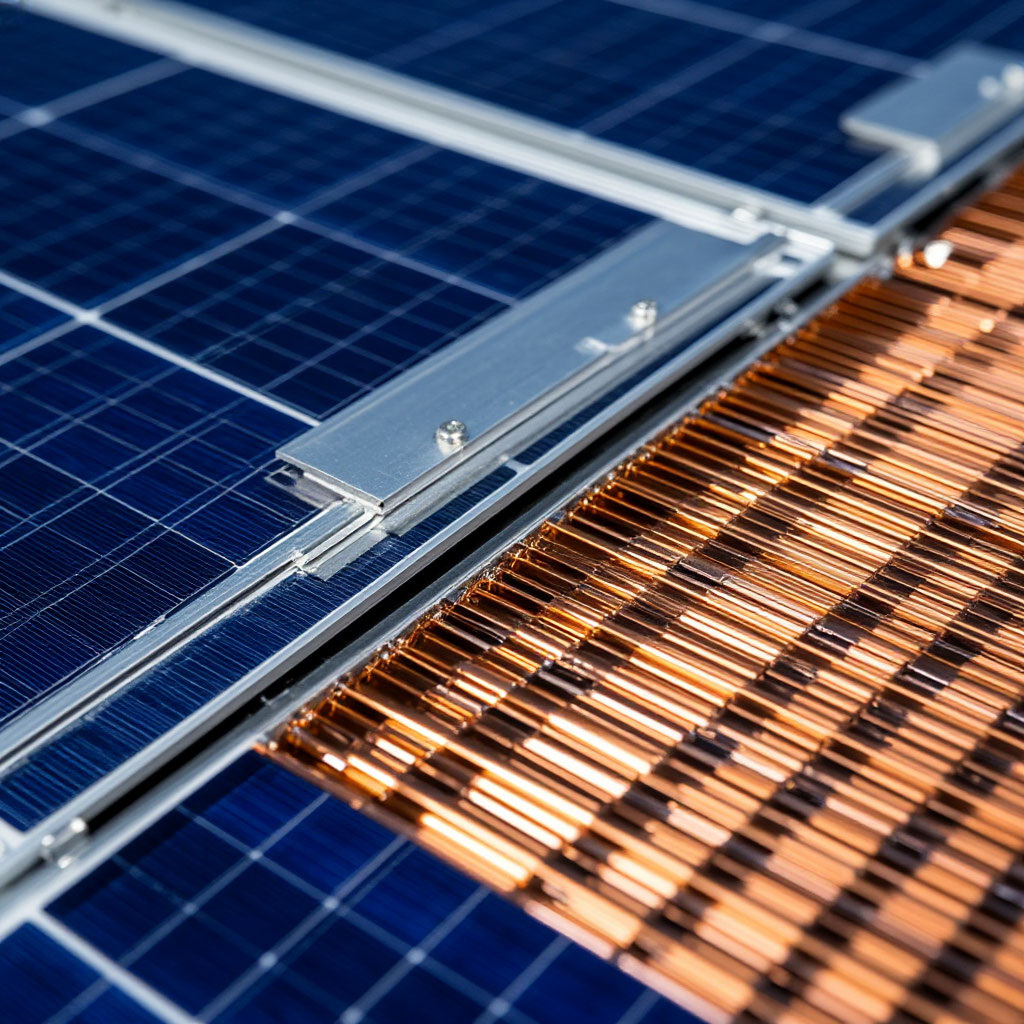 Замена серебра на медь в солнечных элементах