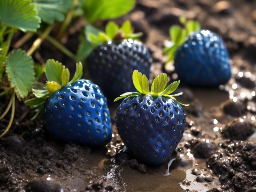 Клубника сорта «Голубой залив»