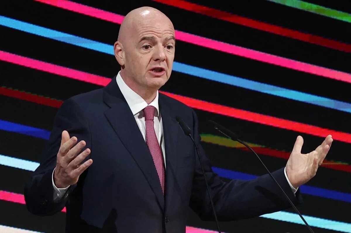    Джанни Инфантино. gрезидент Международной федерации футбола (ФИФА)