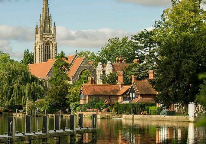 Город Марлоу, Бакингемшир, Англия