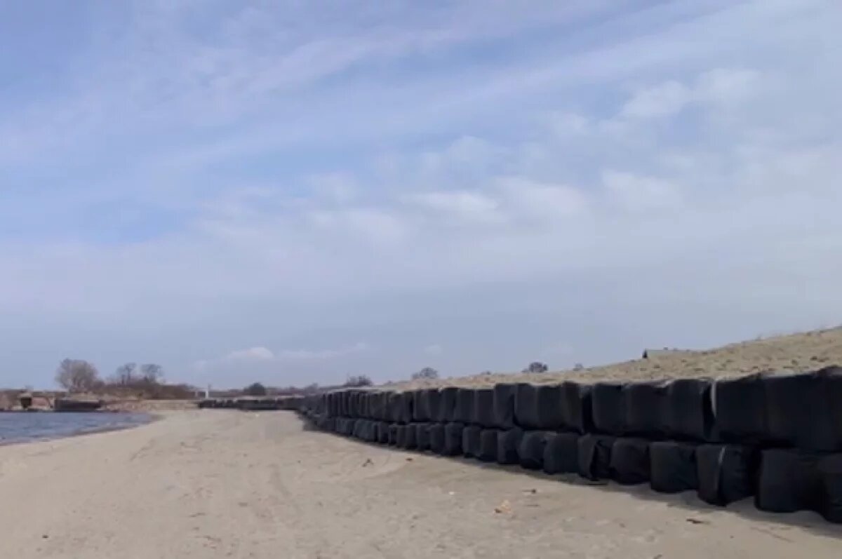    Восстановление авандюны на Балтийской косе идет по плану