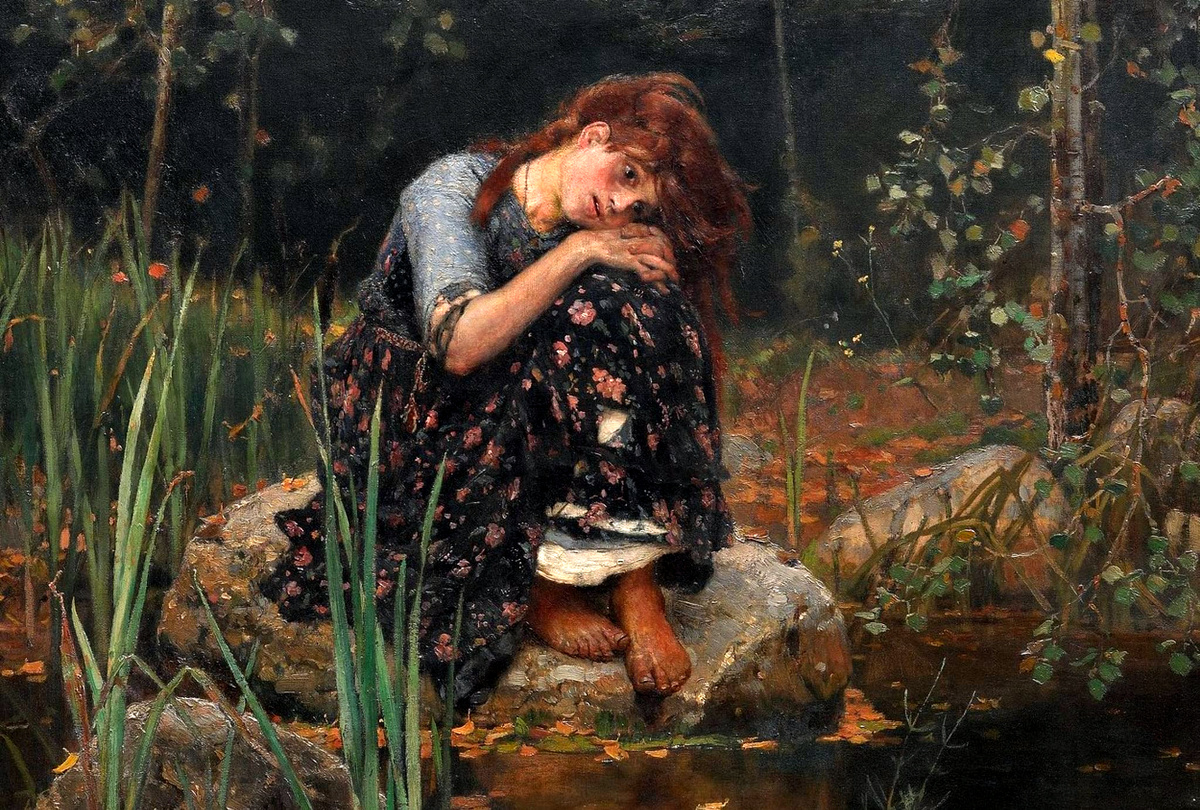 «Аленушка», картина Виктора Васнецова, 1881 г.