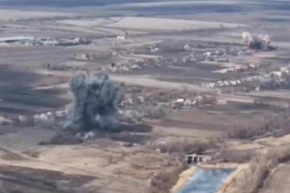    Минобороны РФ показало кадры зачистки села Веселое в ДНР