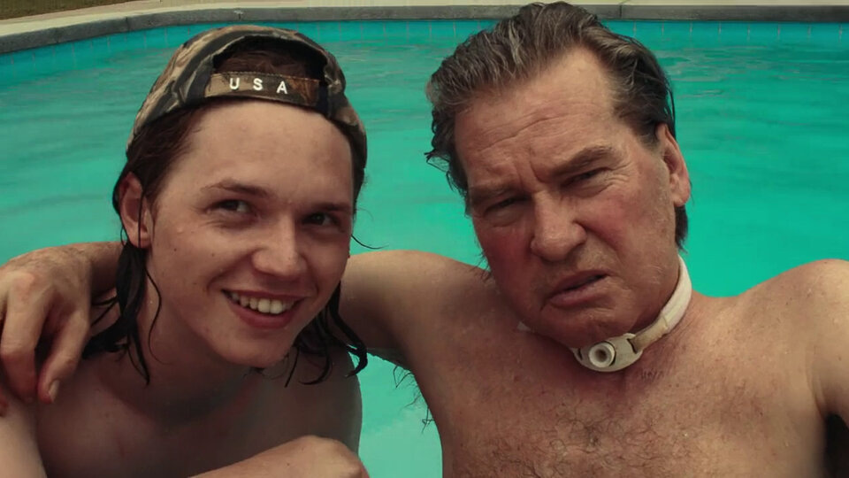    C cыном в фильме «Вэл»