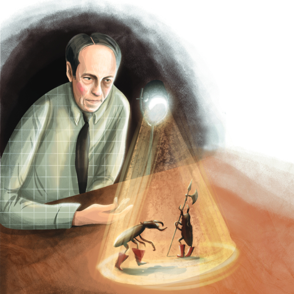 Иллюстрация Полины Искандеровой к книге Татьяны Поповой «Легендарные русские изобретатели»