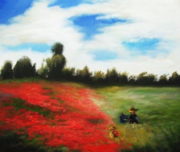 Клод Моне. Дикие маки близ Аржантея. 1873
