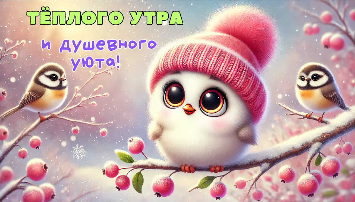 Тёплого утра и душевного уюта!