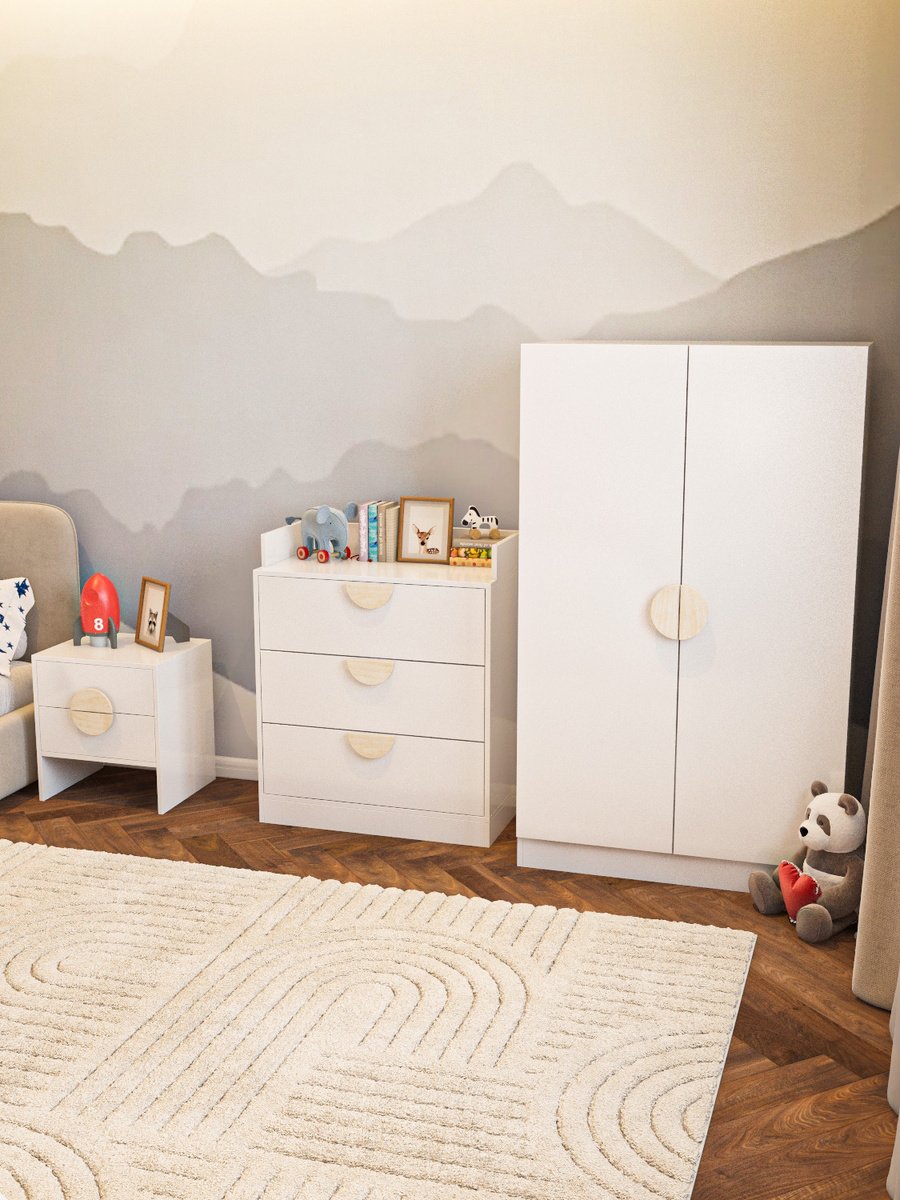 Мебель в детскую по методике Монтессори голубой lionsfamily.ru