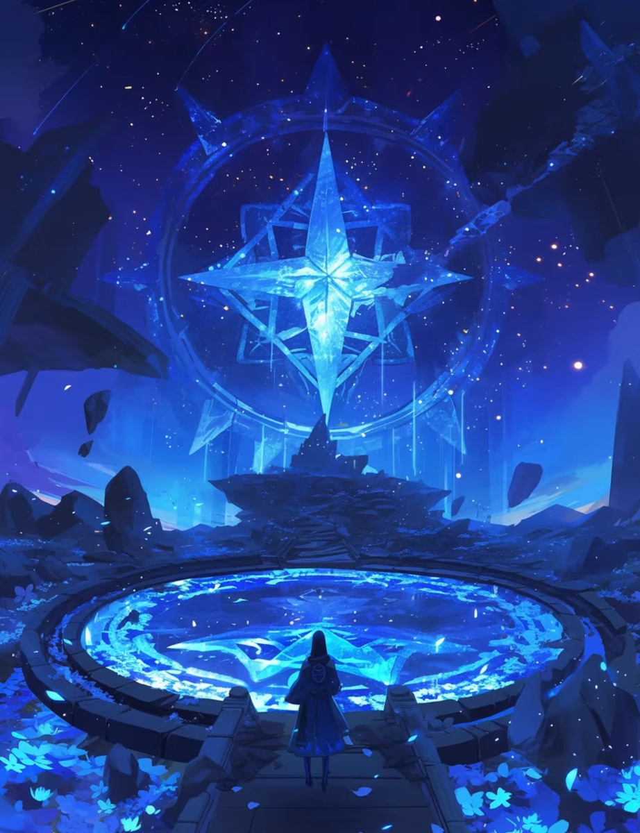 Звездный разлом. Работа автора. 