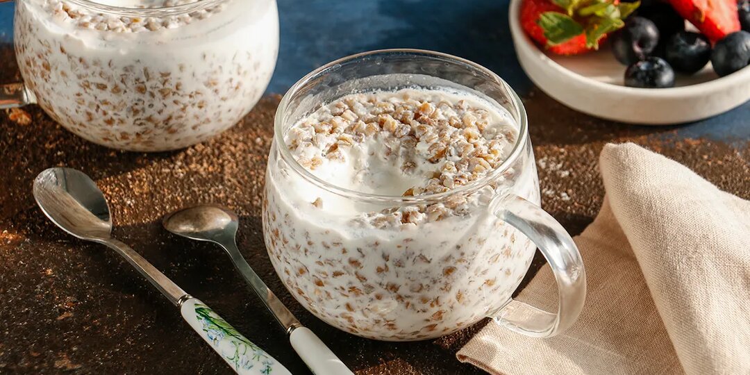 Гречка на кефире, пошаговый рецепт с фото на 236 ккал