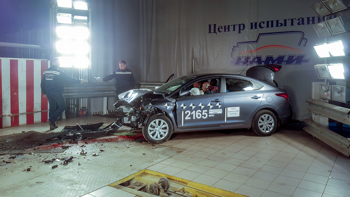   Краш-тест автомобиля