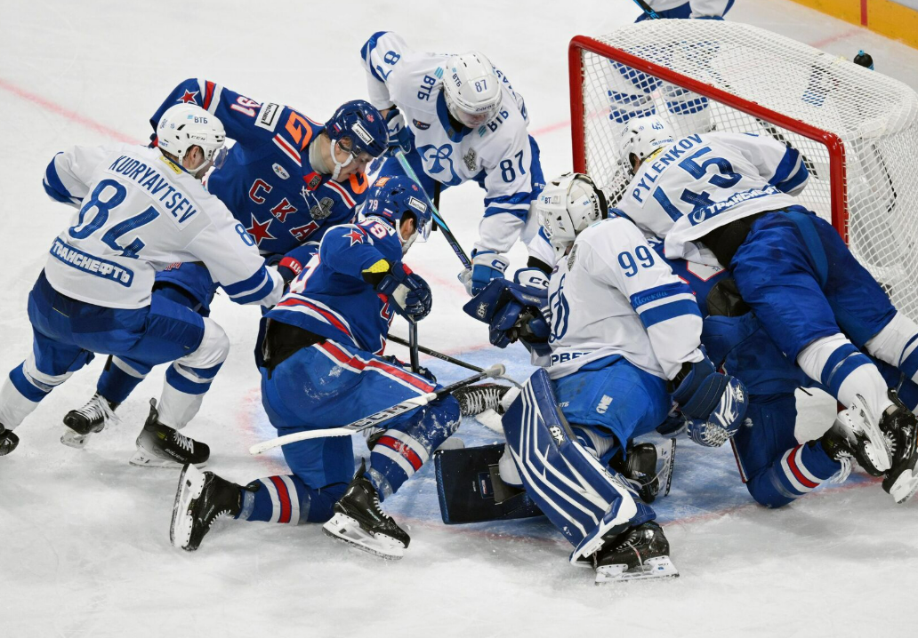 Отмену гола СКА в овертайме матча с "Динамо" будут обсуждать еще долго. Фото: соцсети