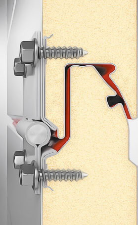 Устройство полотна ворот