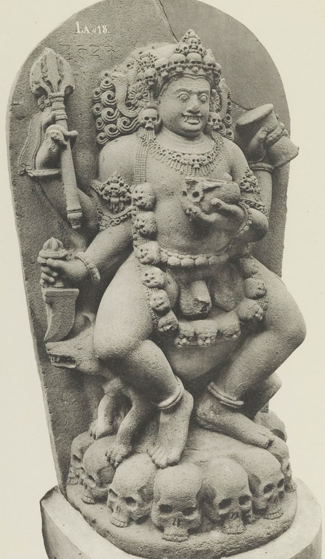 Бхайрава с черепом Брахмы. Индонезия / en.wikipedia.org