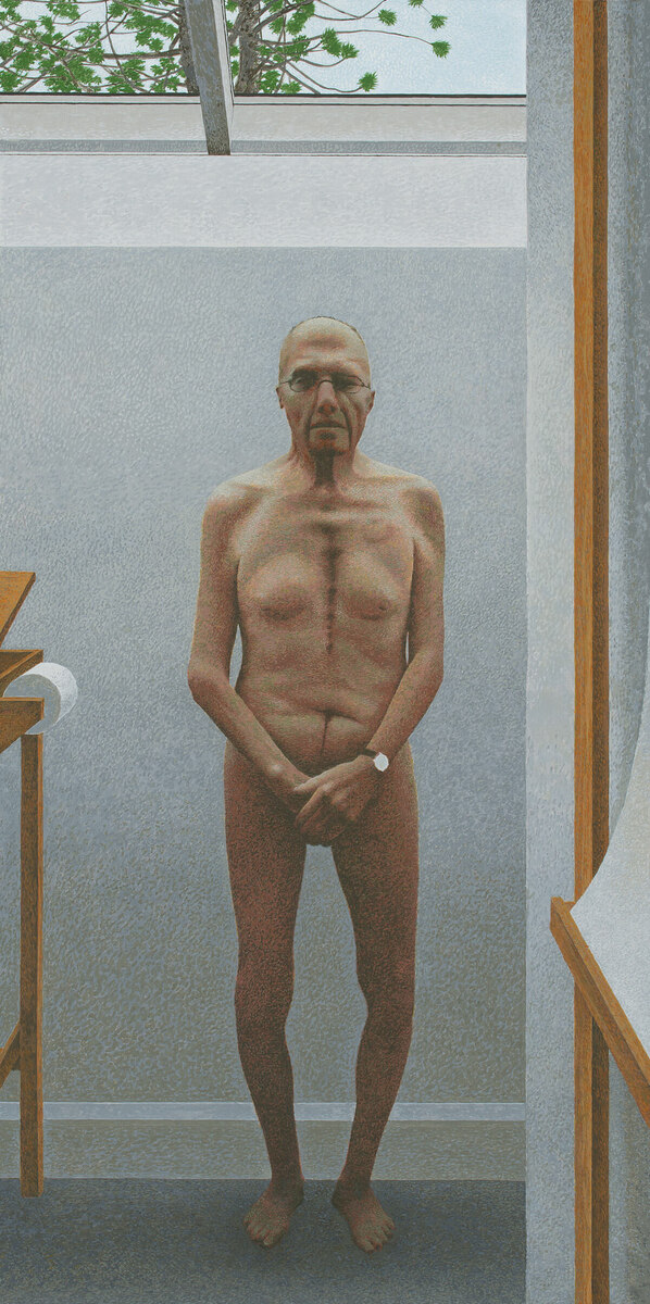 Алекс Колвилл, "Мастерская", 2000 г.
Акриловая полимерная эмульсия на оргалите, 66 х 33 см
Частная коллекция.