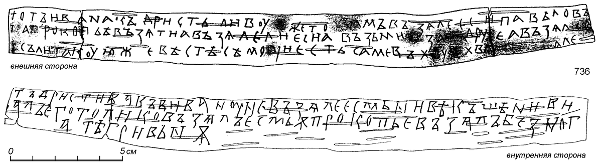 Грамота №736