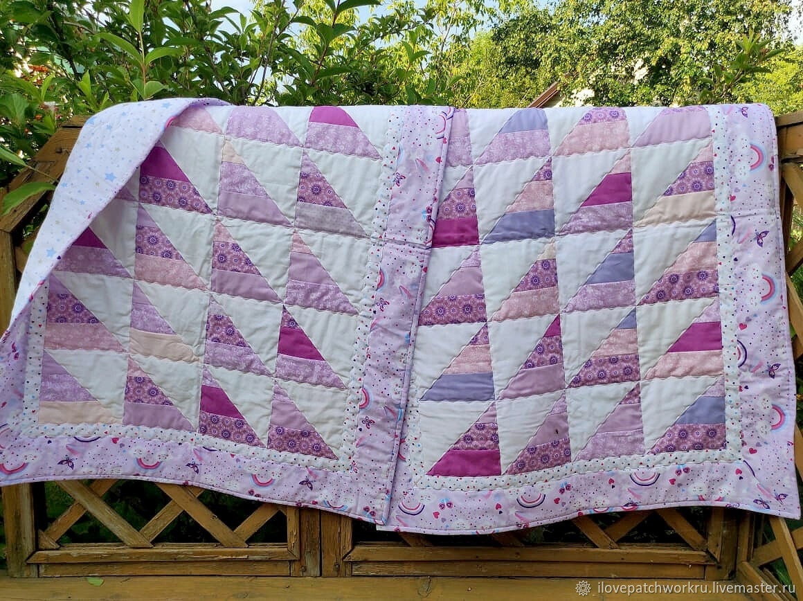 Одеяло №2, которое мы будем шить в рамках курса. 