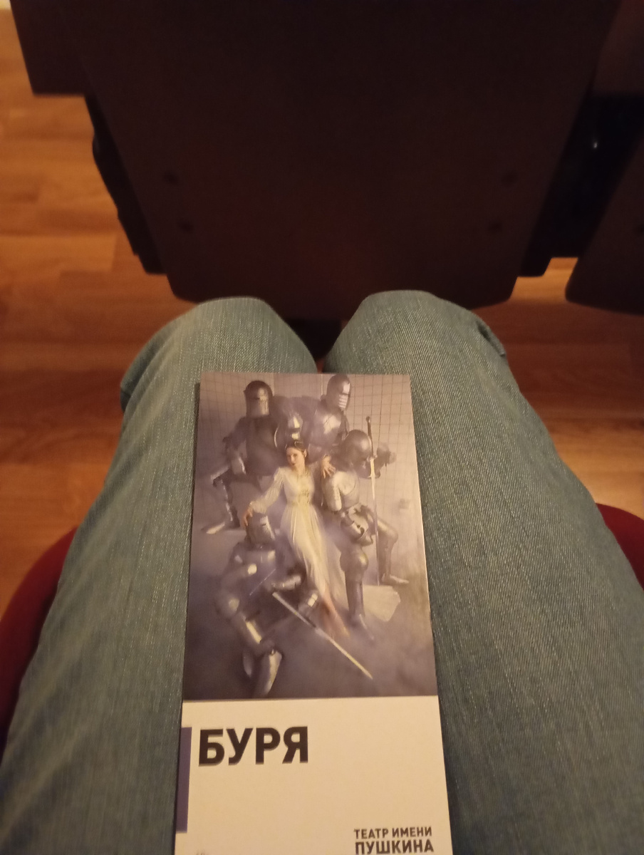 Программка. Фото мое. Сделано на премьере в любимом, родном " доме".