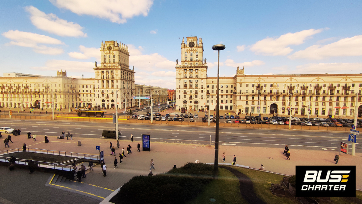 Аренда автобуса с водителем для поездки в Минск,