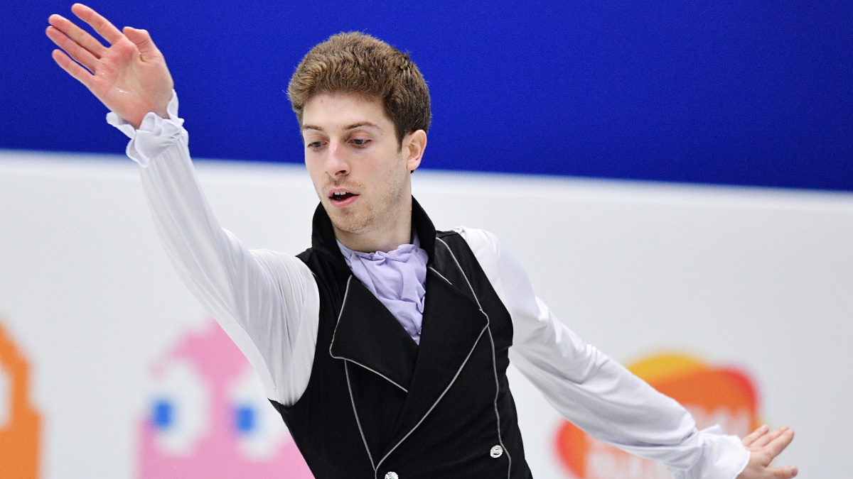   Морис Квителашвили на ЧМ-2019 по фигурному катанию в Сайтаме. Фото: GLOBAL LOOK PRESS