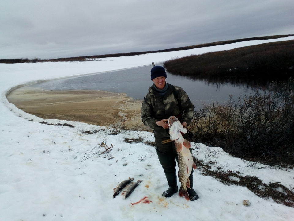 Дядя Федор с уловом