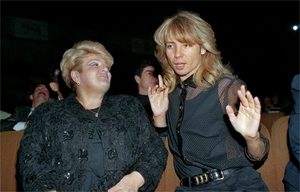 на фото Сергей Зверев и Долорес Кондрашова 