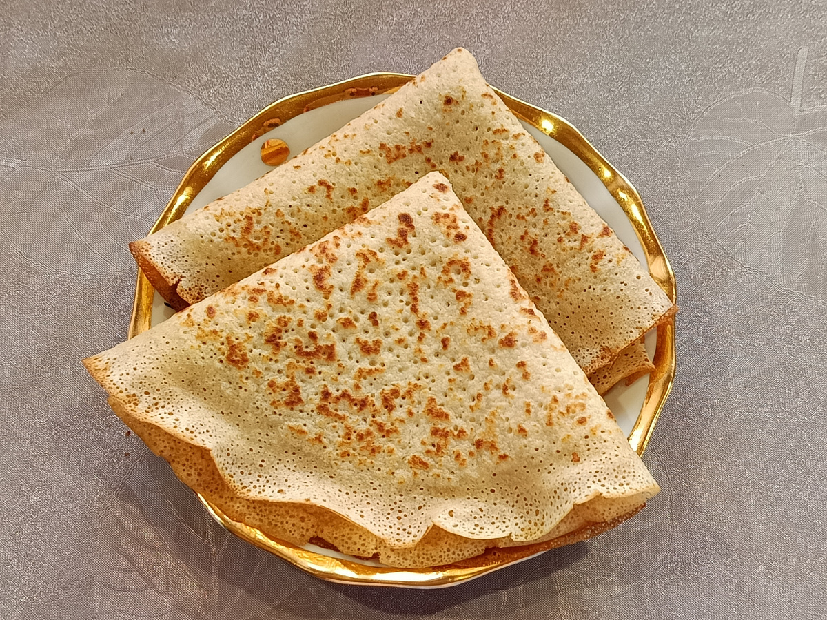 Блинчики без сахара, мука в/с пшеничная и ц/з овсяная 