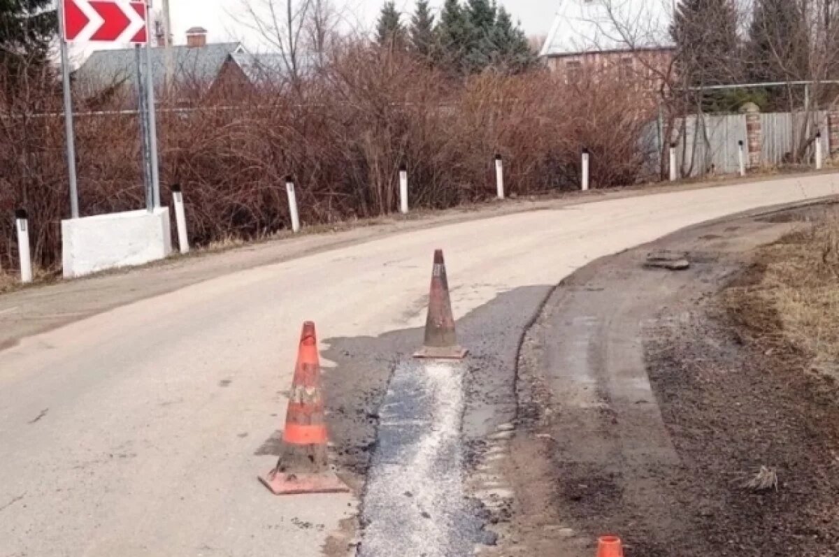    Аварийно-восстановительный ремонт дорог ведётся в Туле