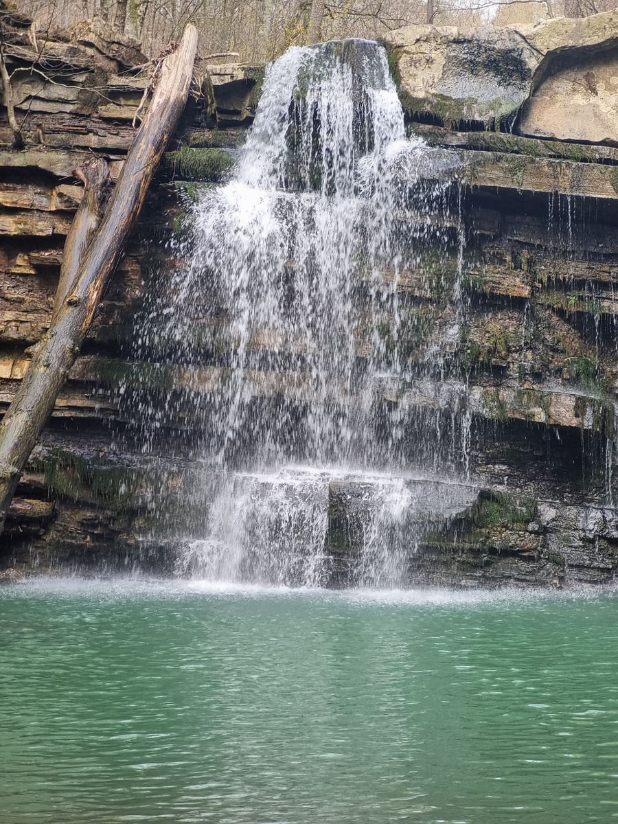 Водопад Оляпкин. Начало дня перед подъемом