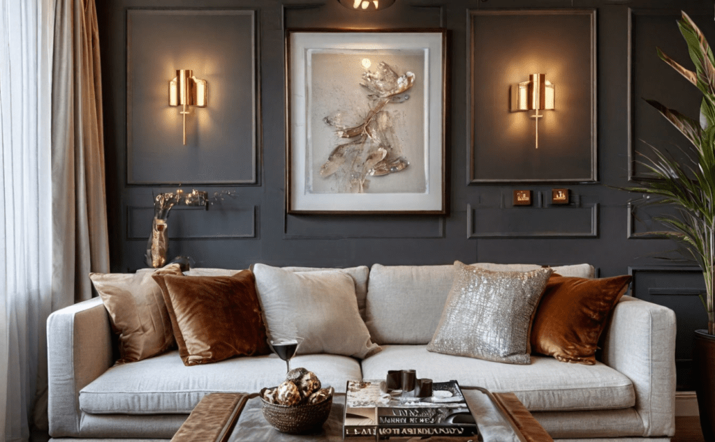    Дизайн интерьеров 2025 с металлическими элементами Keri