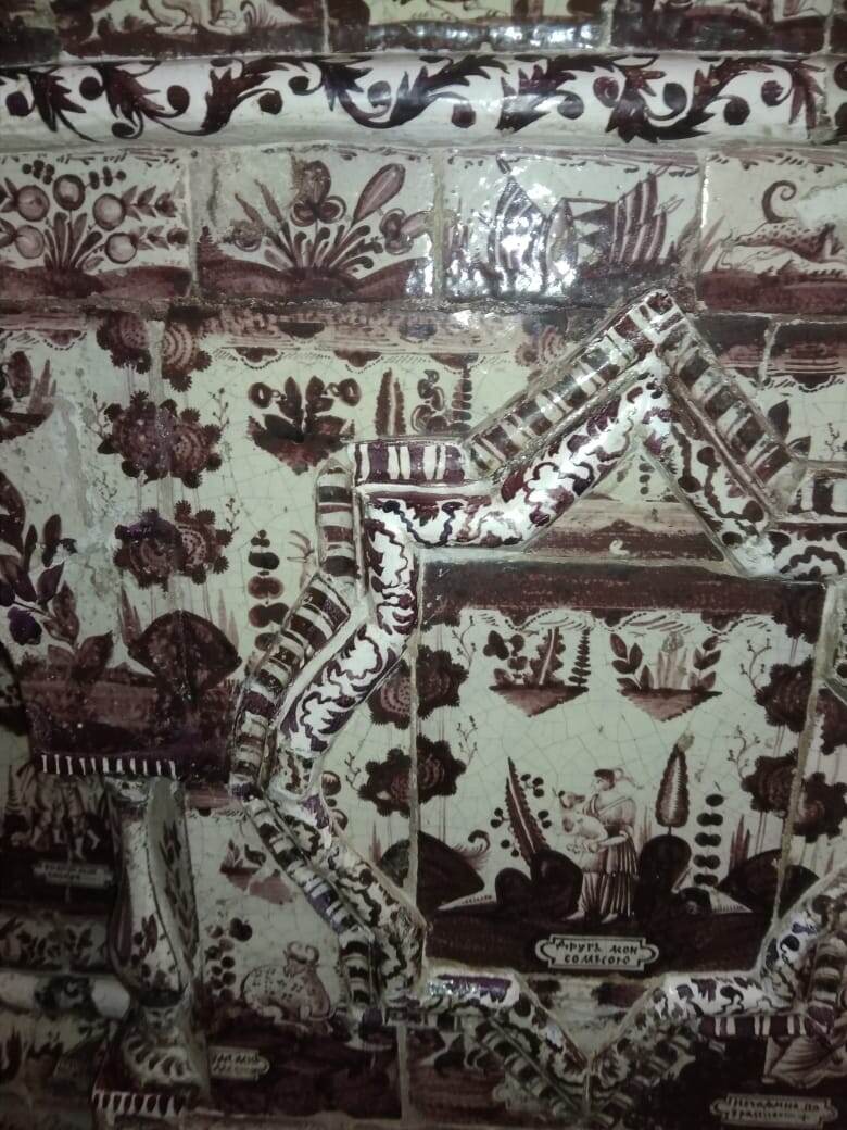 Плитка изразца печи... 
