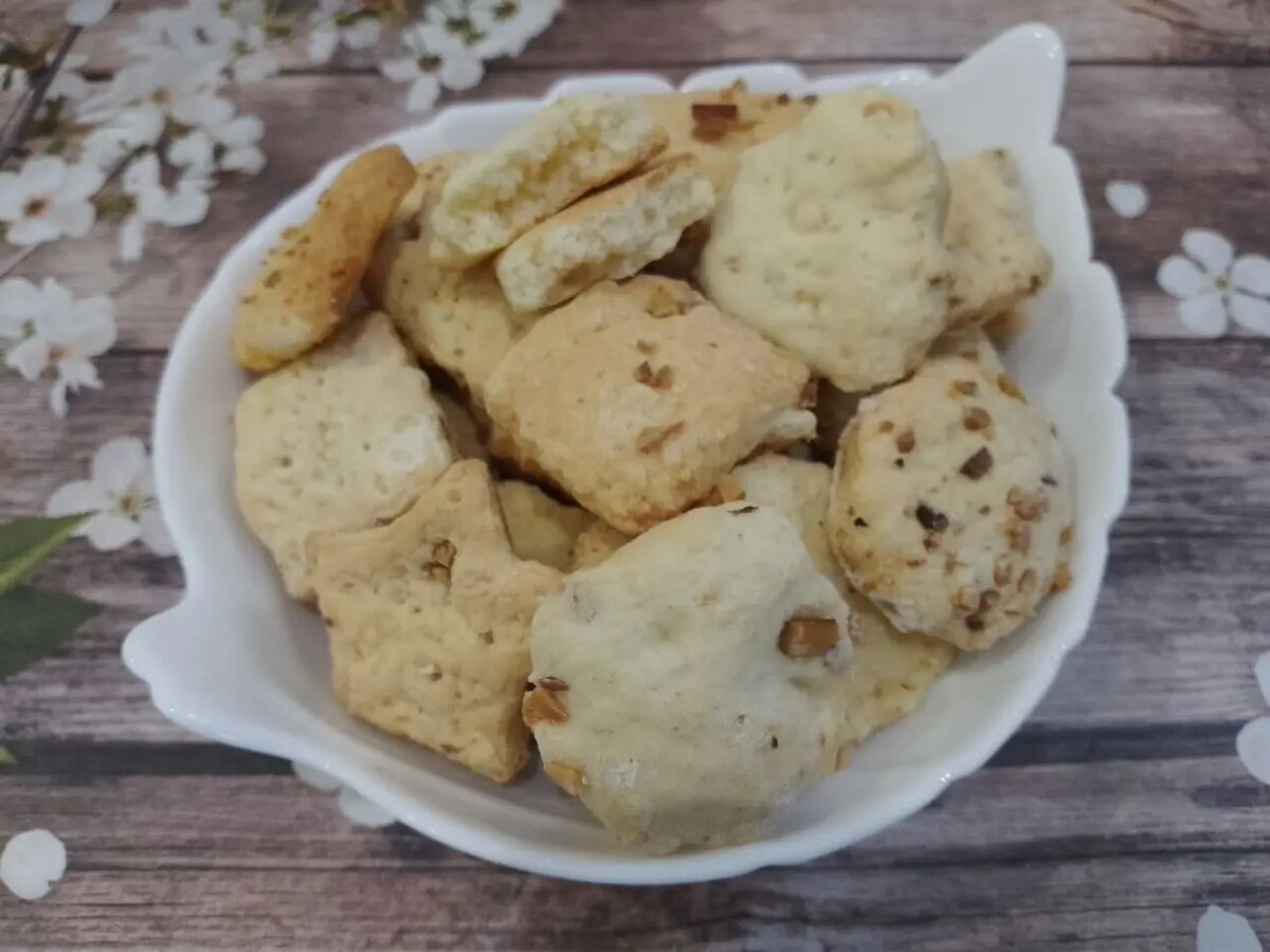 Песочное ореховое печенье