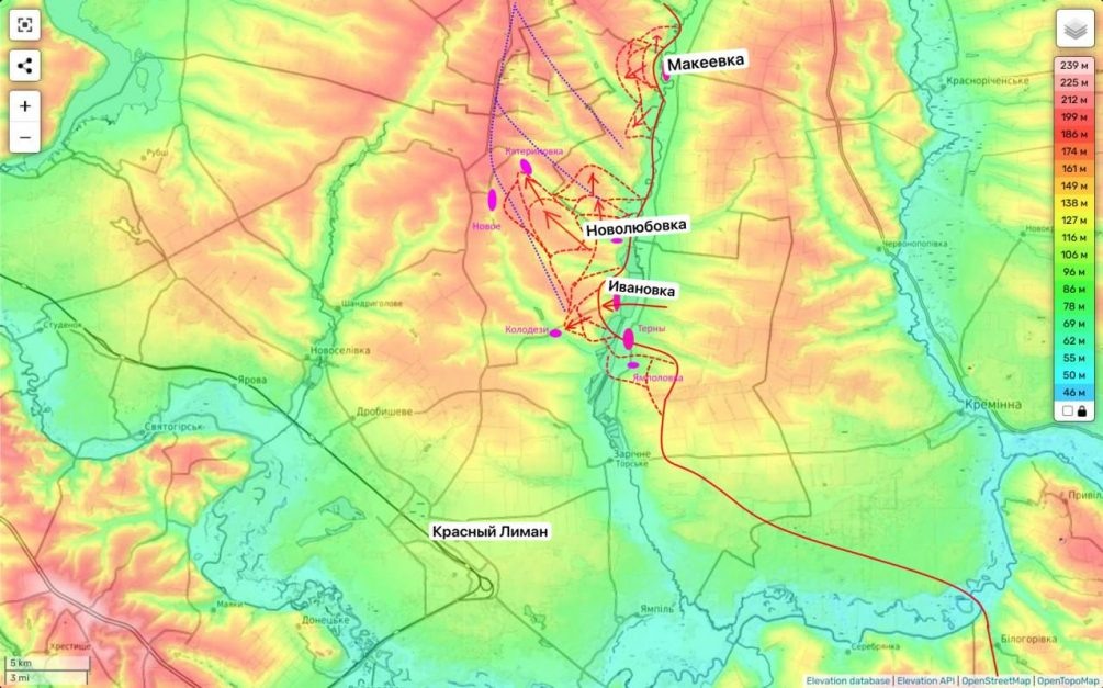    Обстановка на Краснолиманском фронте СВО. Телеграм-канал Юрия Подоляки.