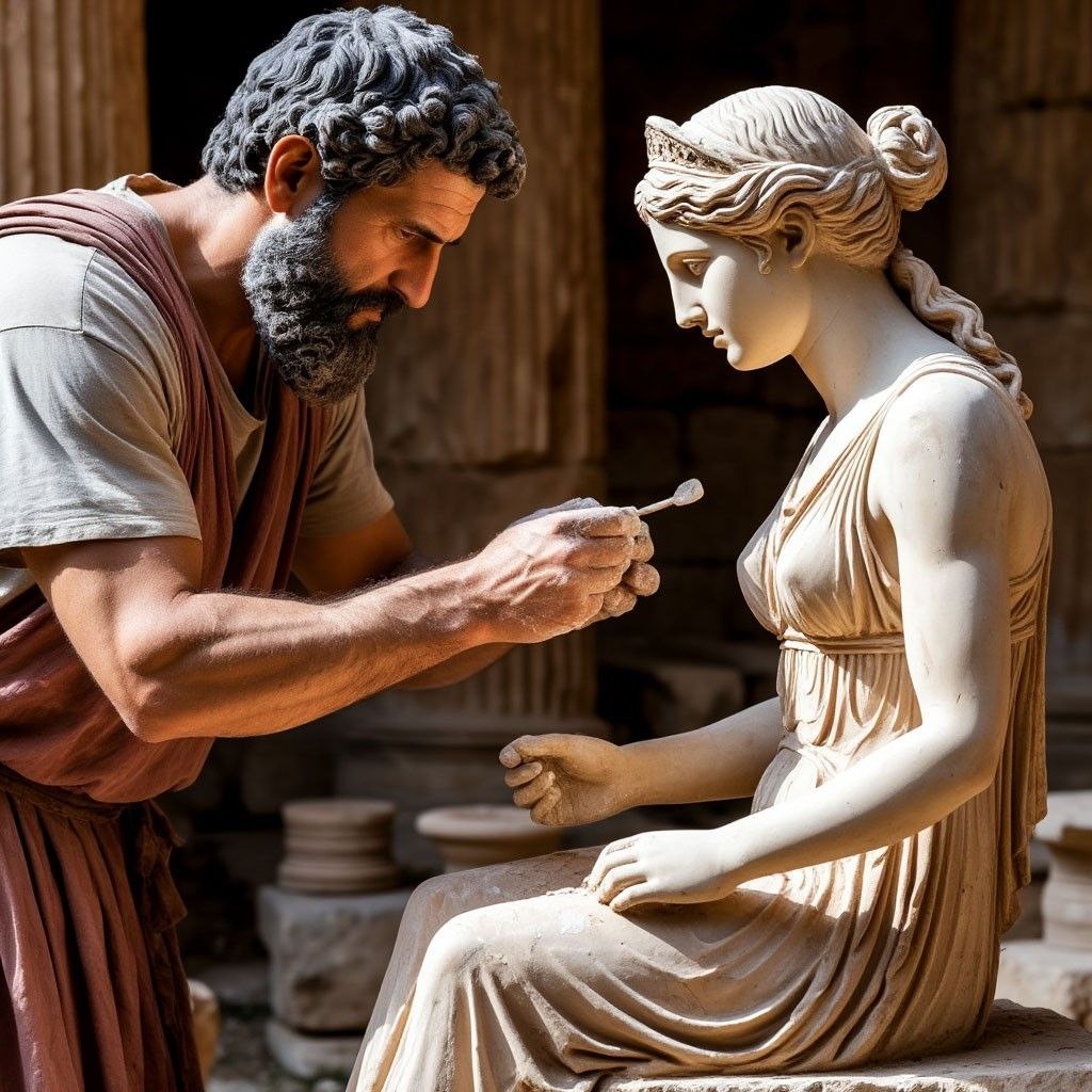 Гефест создаёт Пандору