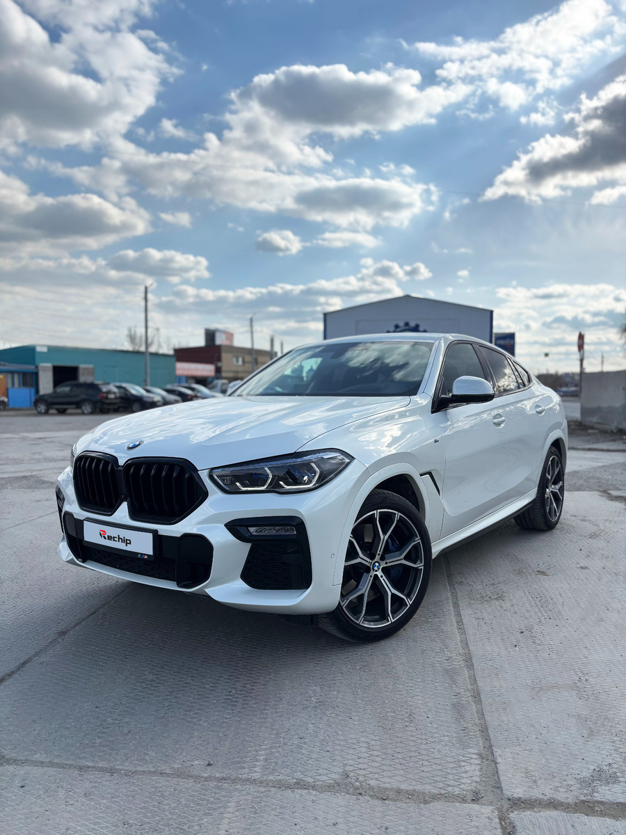 Чип тюнинг BMW X6 G06 30d — увеличение мощности дизельного двигателя B57D30 Stage 1