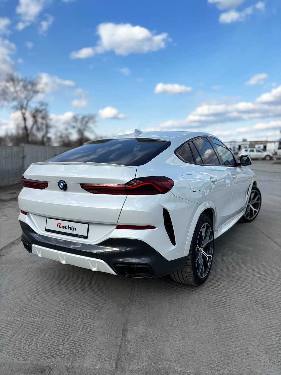 Чип тюнинг BMW X6 G06 30d — увеличение мощности дизельного двигателя B57D30 Stage 1